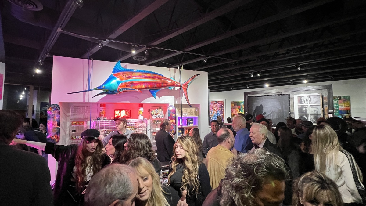 Opening night at Compound Contemporary Gallery